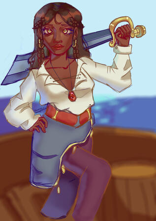 Mia the Pirate Captain