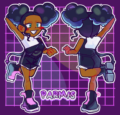 Chibi reference sheet of Parmis