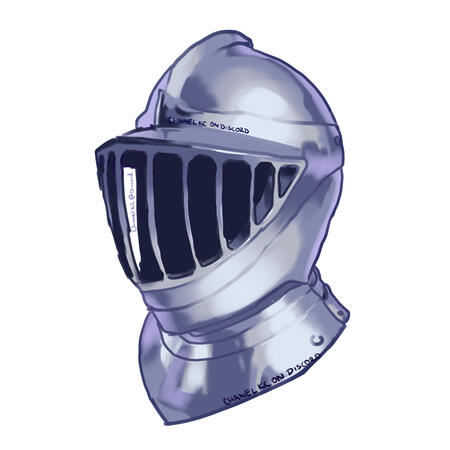 Metal Knight Helmet 🗡️